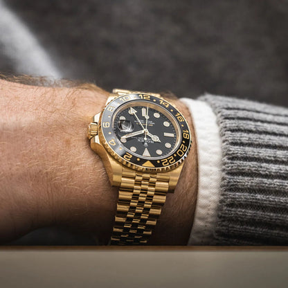 GMT-Master II NEW RELEASE 2023 Jubilee 18ct Yellow Gold 126718GRNR-0001