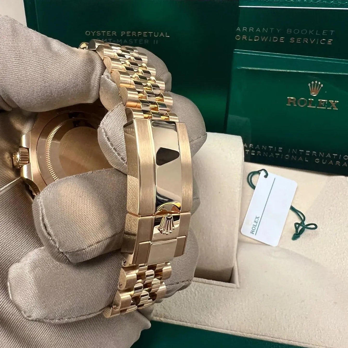 GMT-Master II NEW RELEASE 2023 Jubilee 18ct Yellow Gold 126718GRNR-0001