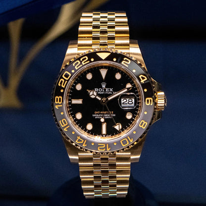 GMT-Master II NEW RELEASE 2023 Jubilee 18ct Yellow Gold 126718GRNR-0001
