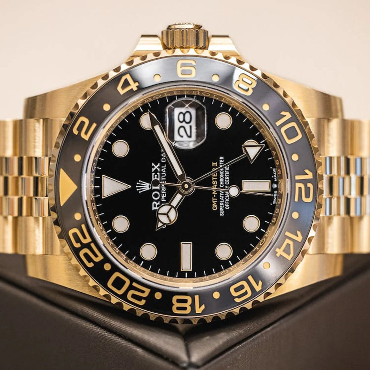 GMT-Master II NEW RELEASE 2023 Jubilee 18ct Yellow Gold 126718GRNR-0001